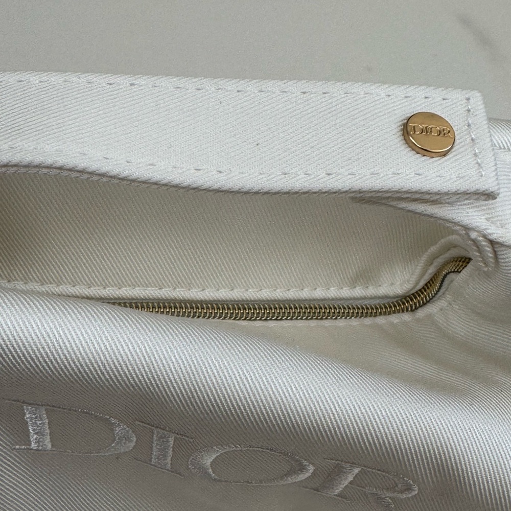 New - Authentic Dior Cosmetic Bag with Top Handle - Picture 7 of 10